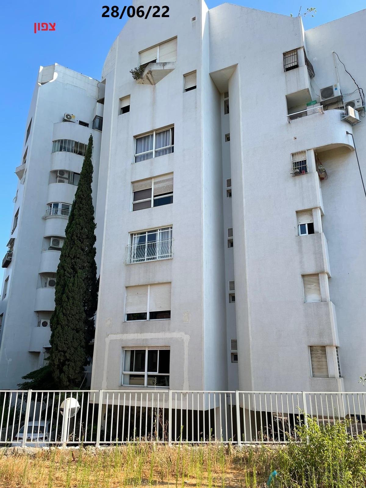 דבורה הנביאה 71 תל אביב לפני תוספת מרפסות